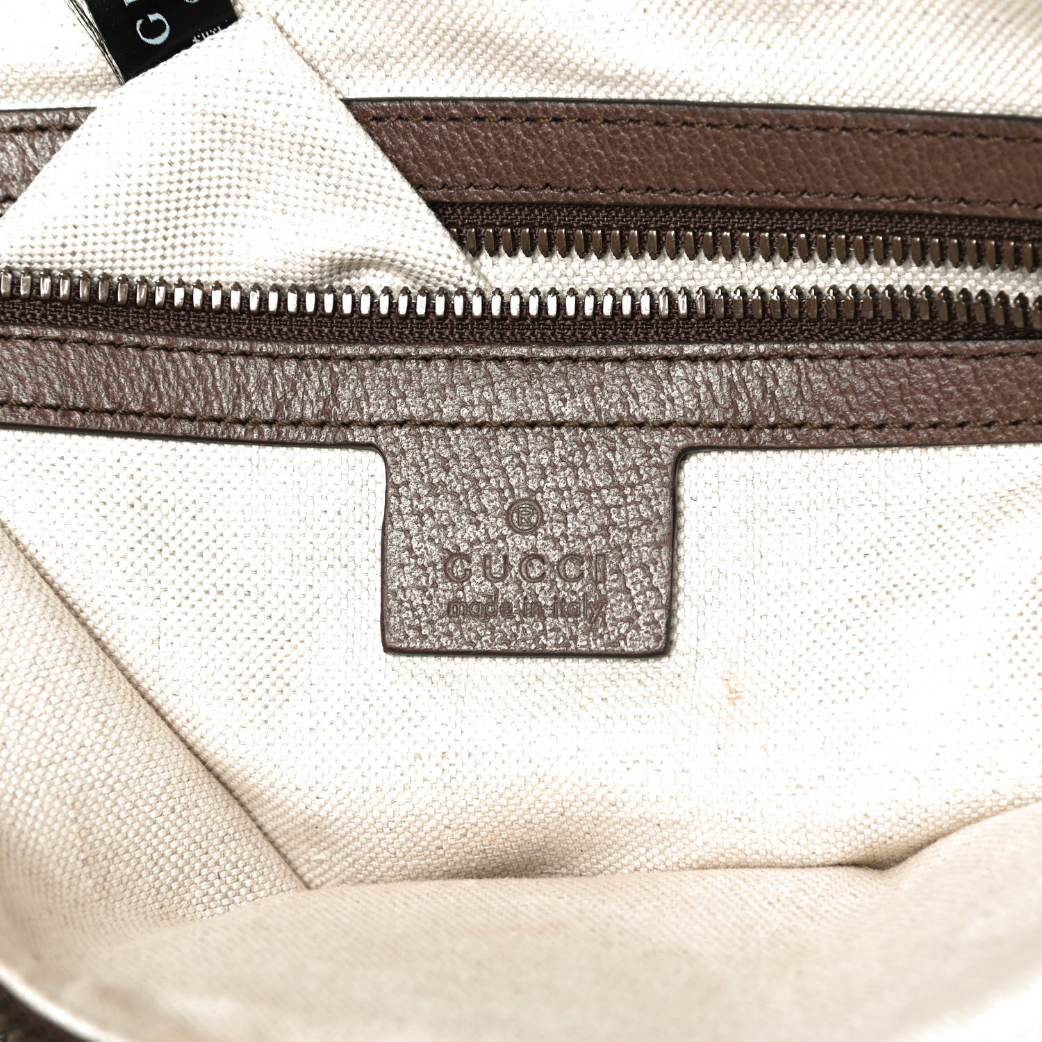 Gucci GG Supreme Monogram Web Small Ophidia Half Moon Hobo Brown 6 of 10