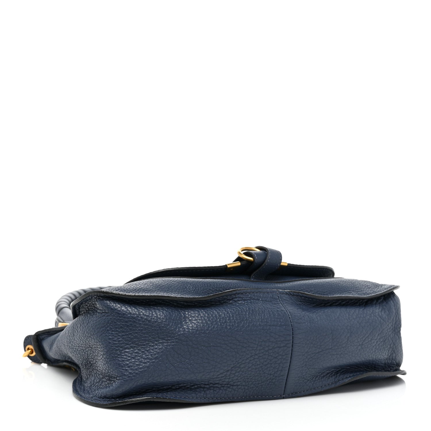 Chloe Calfskin Medium Marcie Satchel Royal Navy 4 of 10