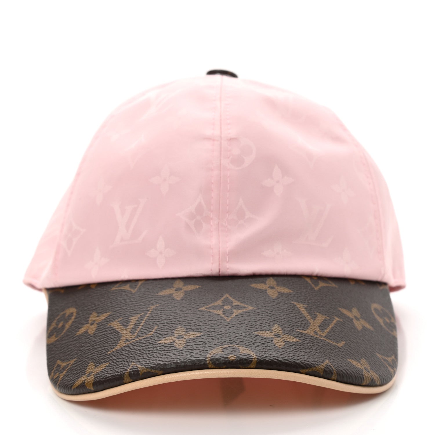 Louis Vuitton Polyester Silk Monogram LV Get Ready Cap L Pink 3 of 10