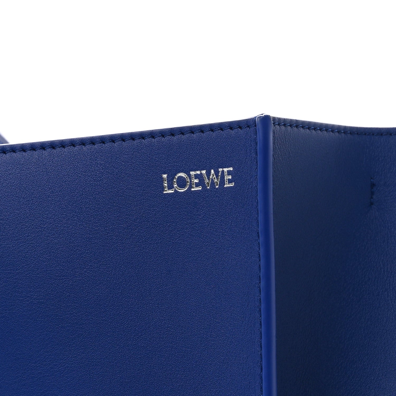Loewe Smooth Calfskin Medium Bilbao Bucket Bag Stellar Blue 8 of 10