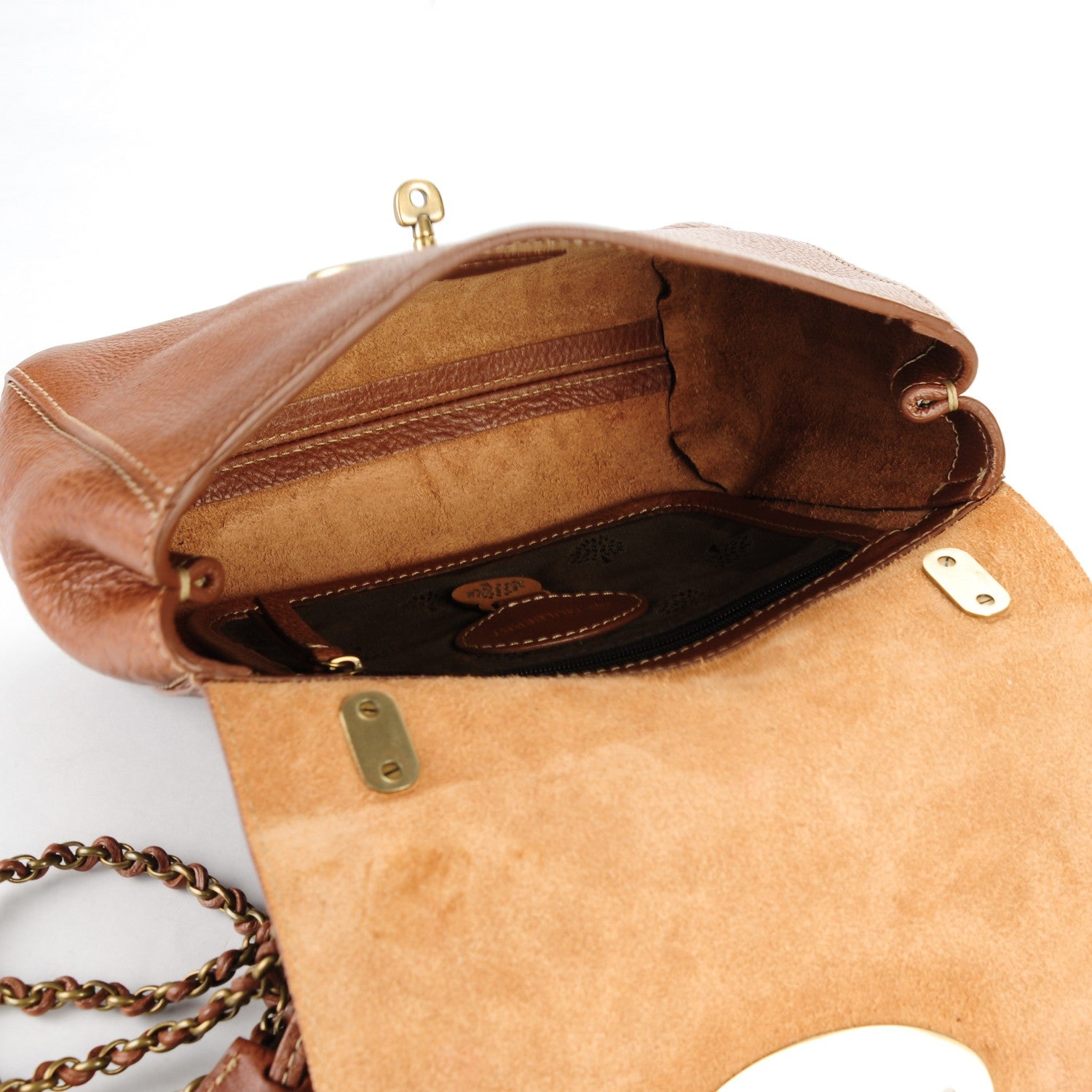 Mulberry Natural Calfskin Small Lily Flap Oak 5 of 9