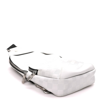 Louis Vuitton Damier Infini Avenue Sling Bag White 4 of 9