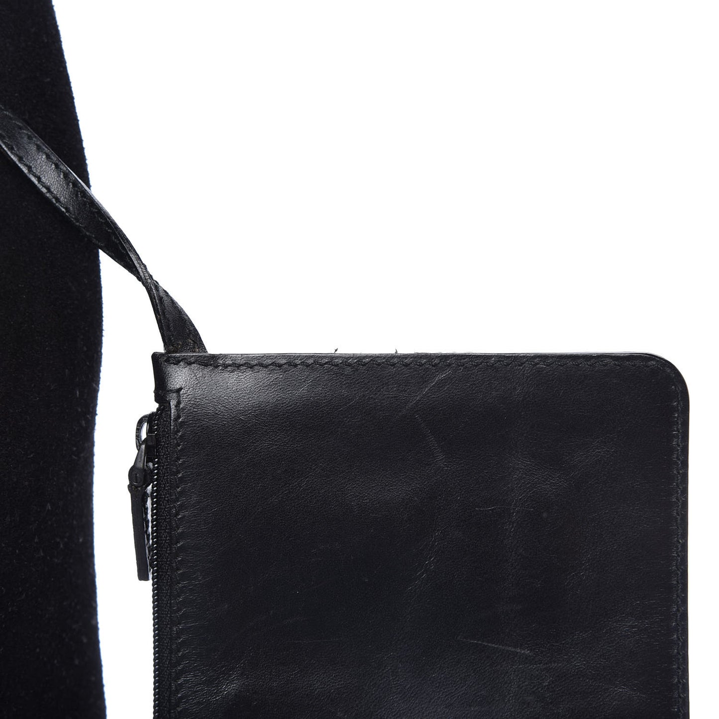 Suede Tote Black