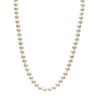 Tiffany Sterling Silver Freshwater Pearl 6-7mm Ziegfeld Necklace 1 of 4