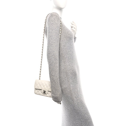 Chanel Iridescent Calfskin Quilted Mini Rectangular Flap White 2 of 10