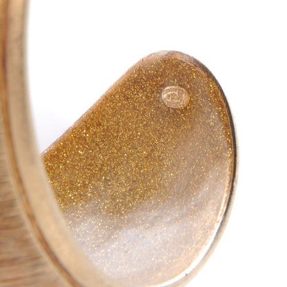 Chanel Textured Cuff Gold 5 of 6