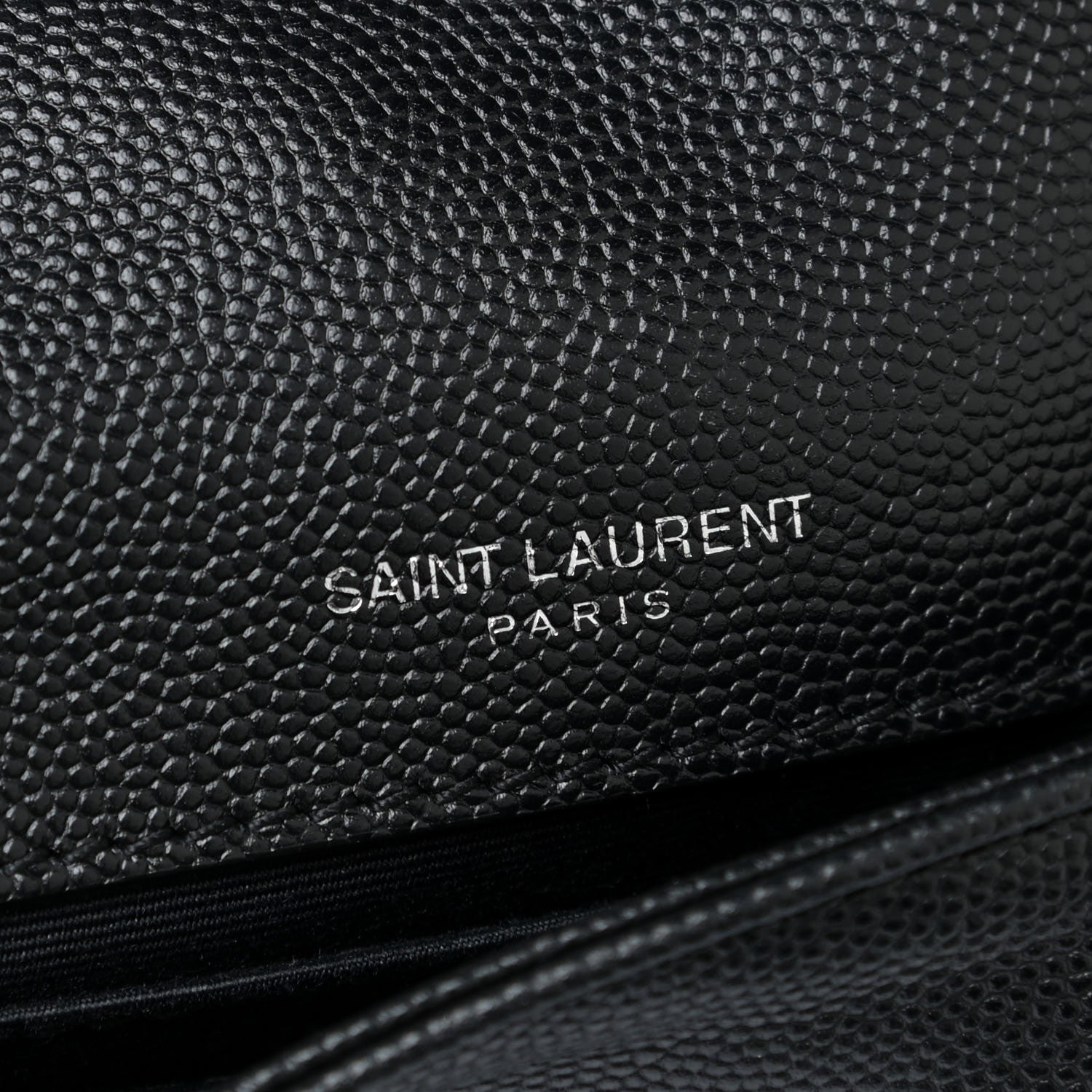 Saint Laurent Grain De Poudre Monogram Toy West Hollywood Fold-Over Bag Black 8 of 10