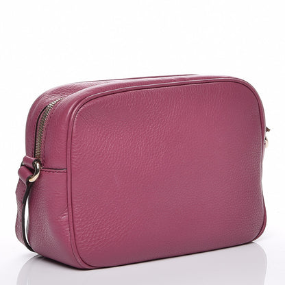 Gucci Pebbled Calfskin Small Soho Disco Bag Peonia Flower 3 of 7