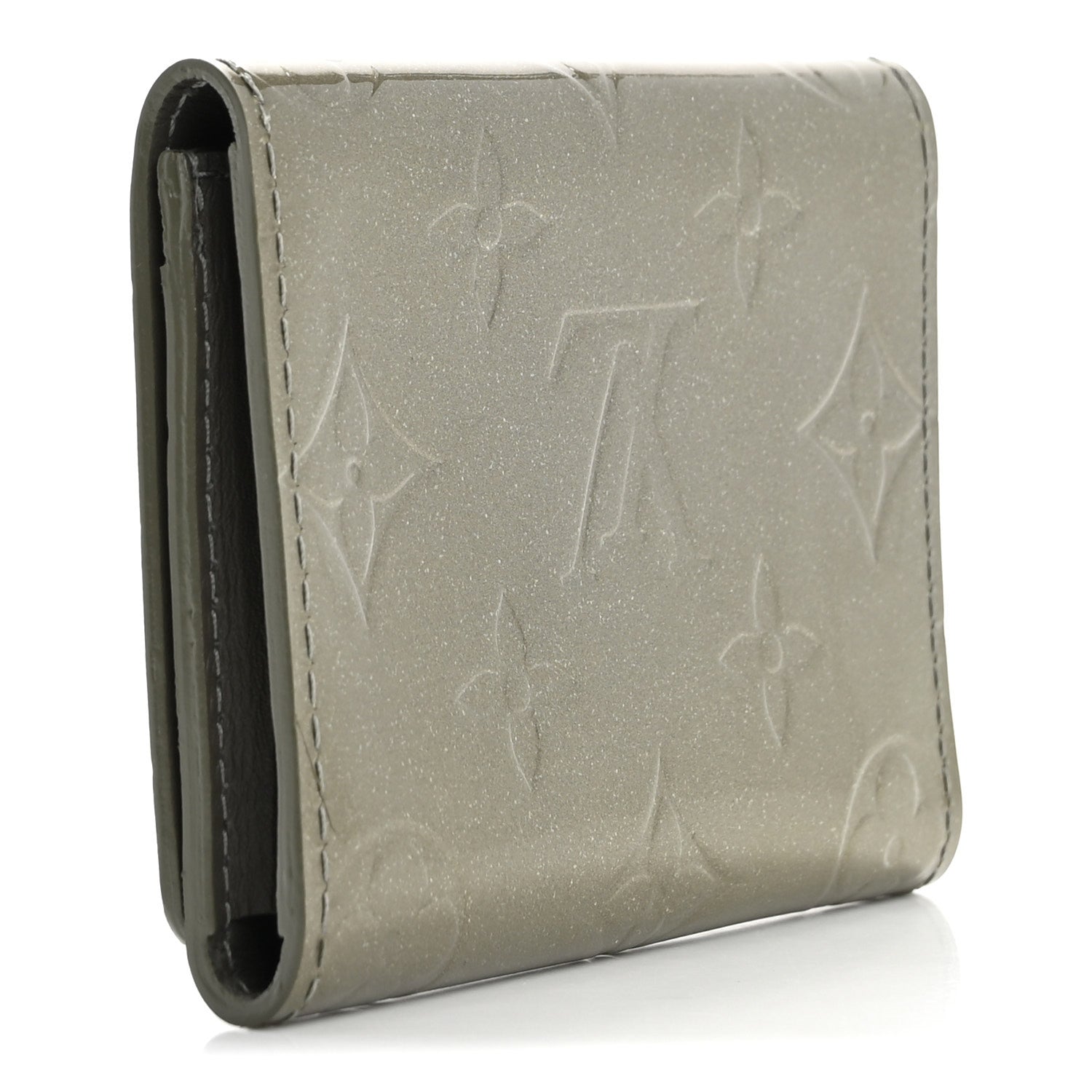 Louis Vuitton Vernis Business Card Holder Gris Art Deco 3 of 9