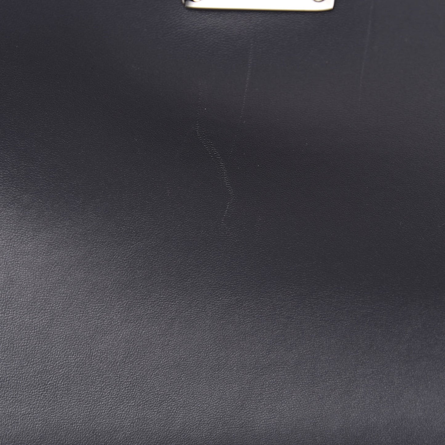 Metallic Patent Micro-Cannage Medium Diorama Flap Bag Silver