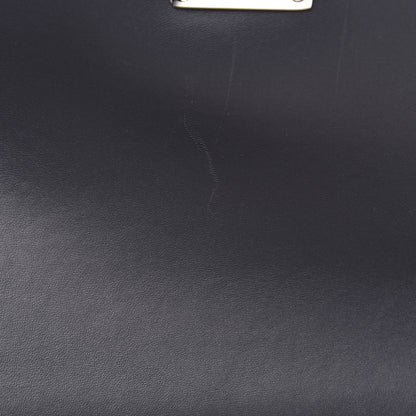 Christian Dior Metallic Patent Micro-Cannage Medium Diorama Flap Bag Silver 9 of 10