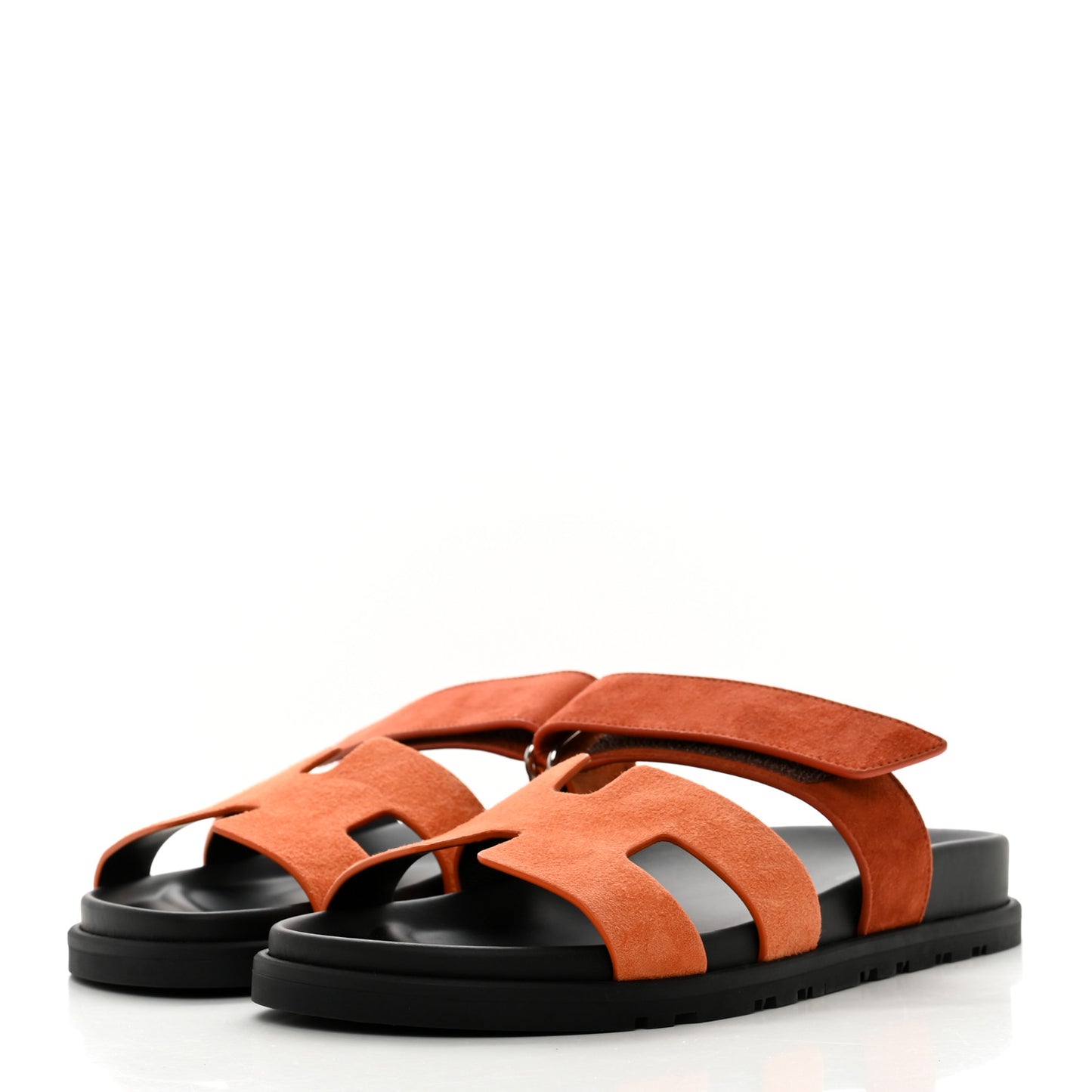 Suede Goatskin Womens Chypre Sandals 37.5 Rose Bois De Santal Rouge De Turin