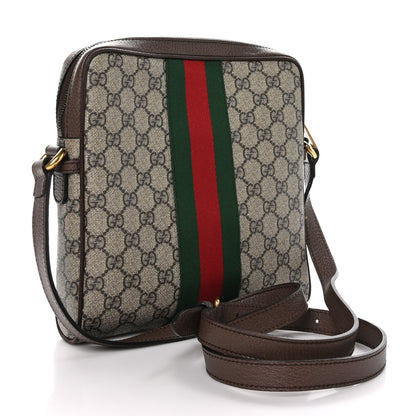 Gucci GG Supreme Monogram Web Small Ophidia Messenger Bag Brown 3 of 10