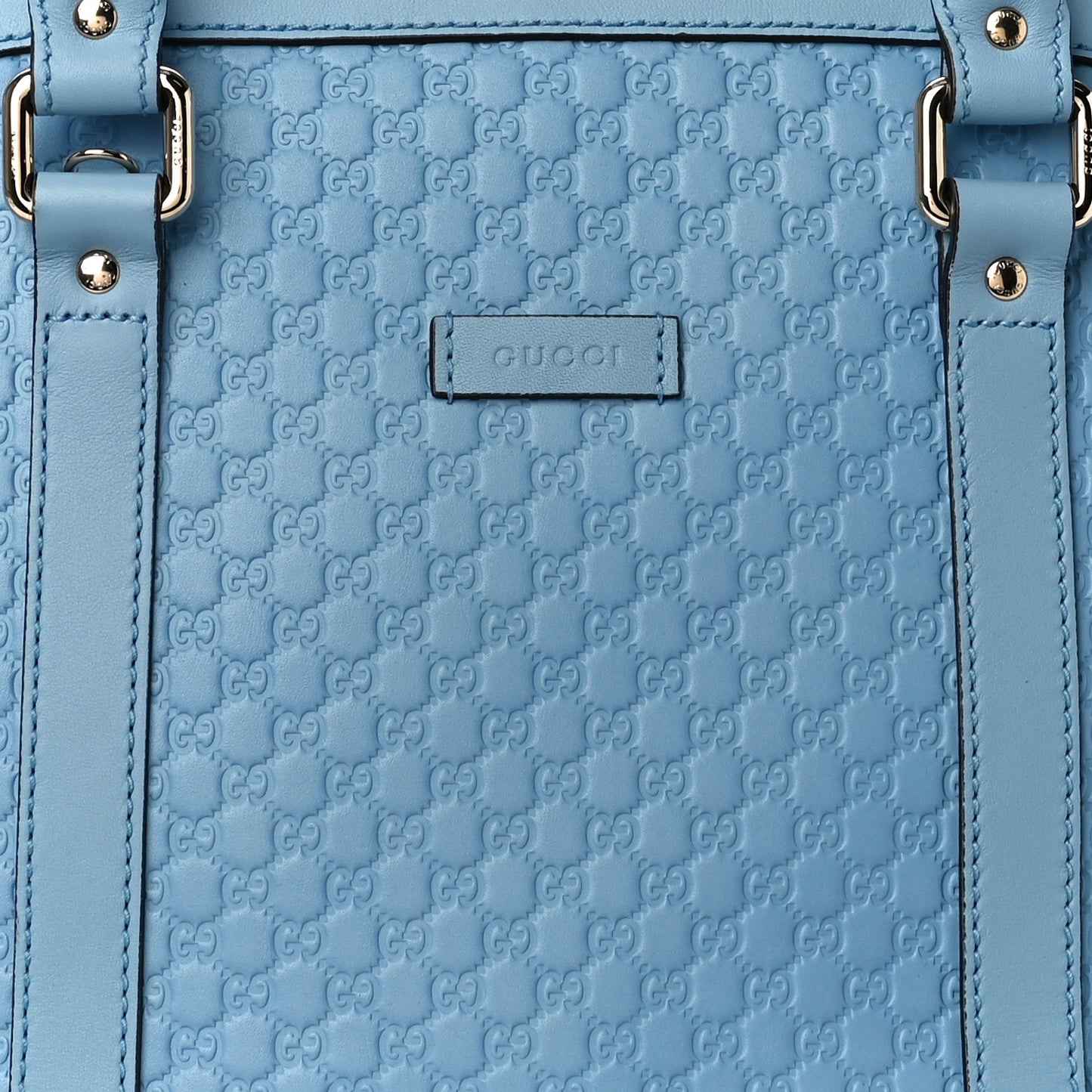 Microguccissima Medium Dome Bag Mineral Blue