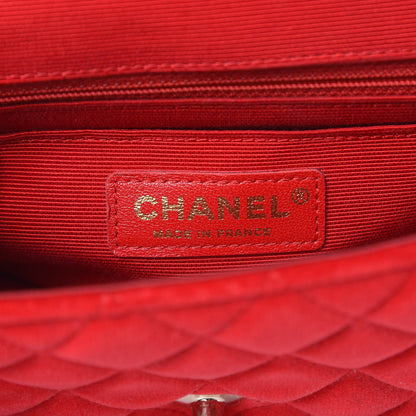 Chanel Velvet Quilted Mini Rectangular Flap Red 6 of 15