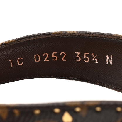 Louis Vuitton Monogram Sunny Flat Thong Sandals 35.5 Brown 8 of 9