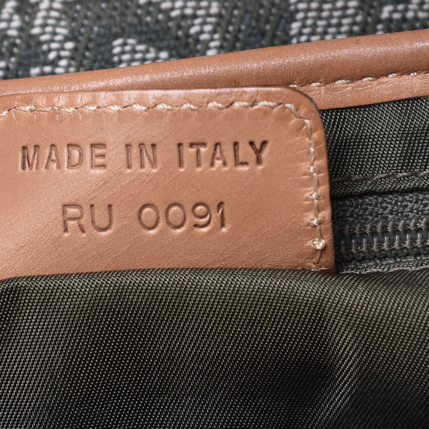 Monogram Saddle Bag Green