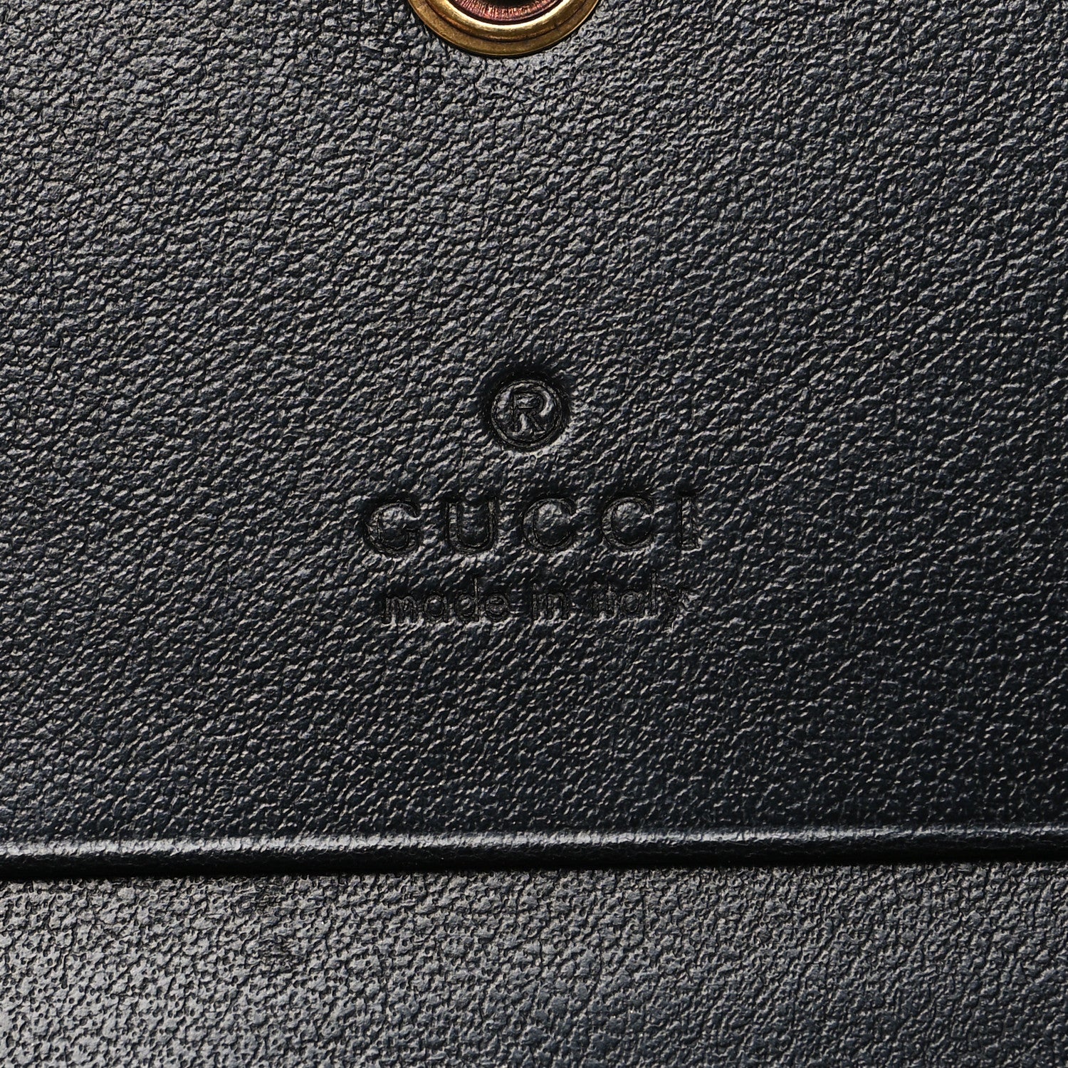 Gucci Calfskin Matelasse GG Marmont Card Case Wallet Black 7 of 12