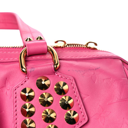 Louis Vuitton Calfskin Embossed Courtney MM Fuchsia 19 of 30