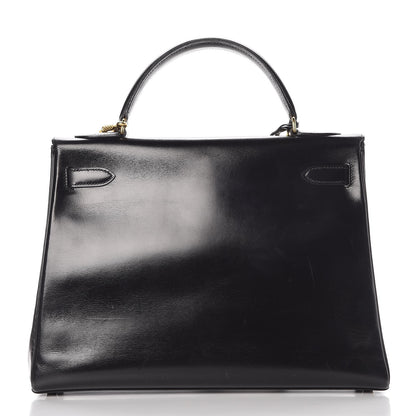 Hermes Box Kelly Retourne 32 Black 4 of 39