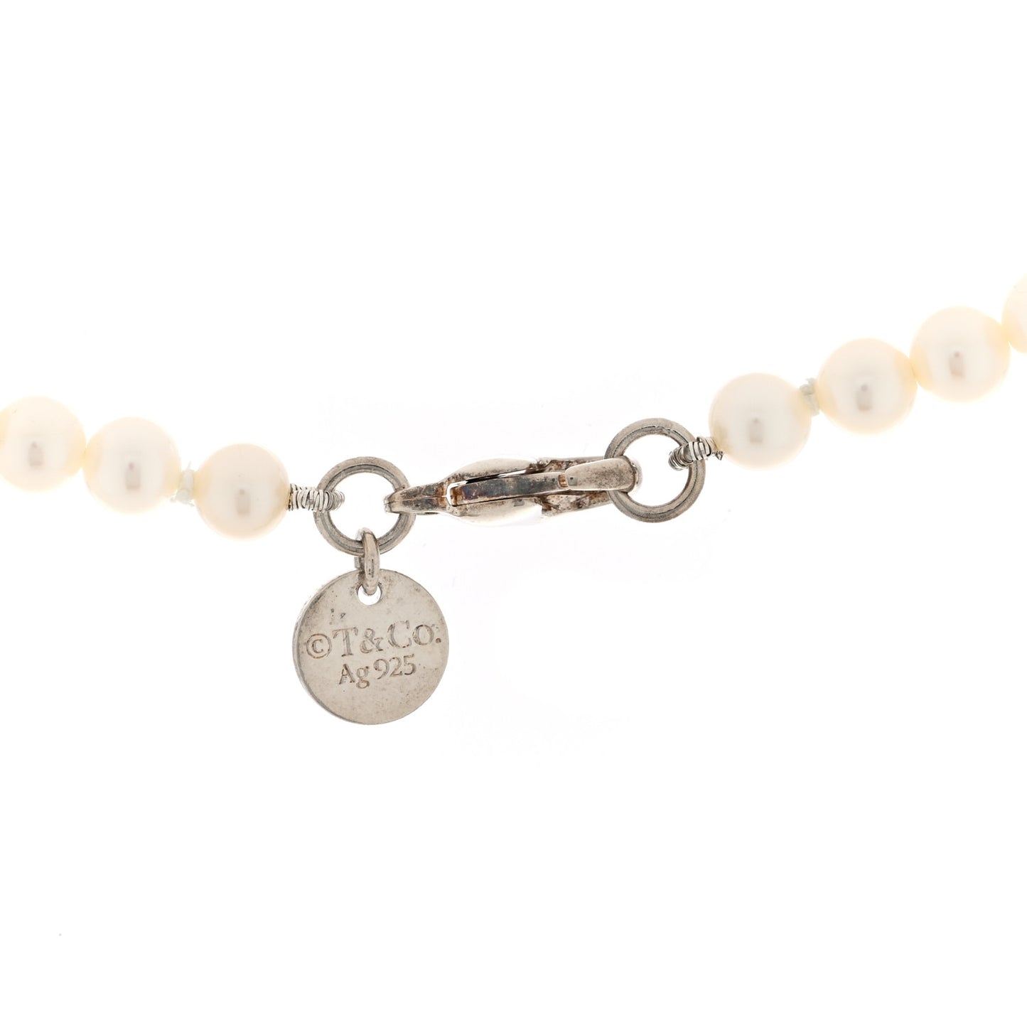 Sterling Silver Freshwater Cultured Pearl 5.5-6mm Ziegfeld Necklace