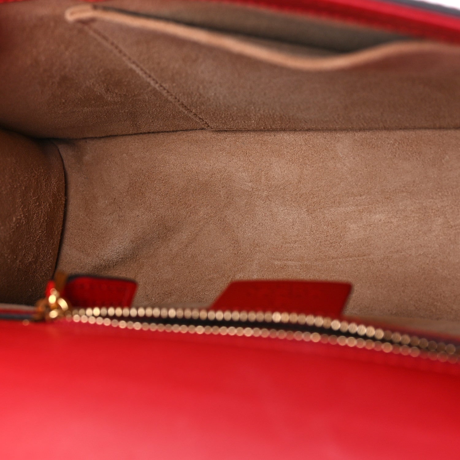Gucci Calfskin Small Sylvie Shoulder Bag Hibiscus Red 4 of 8