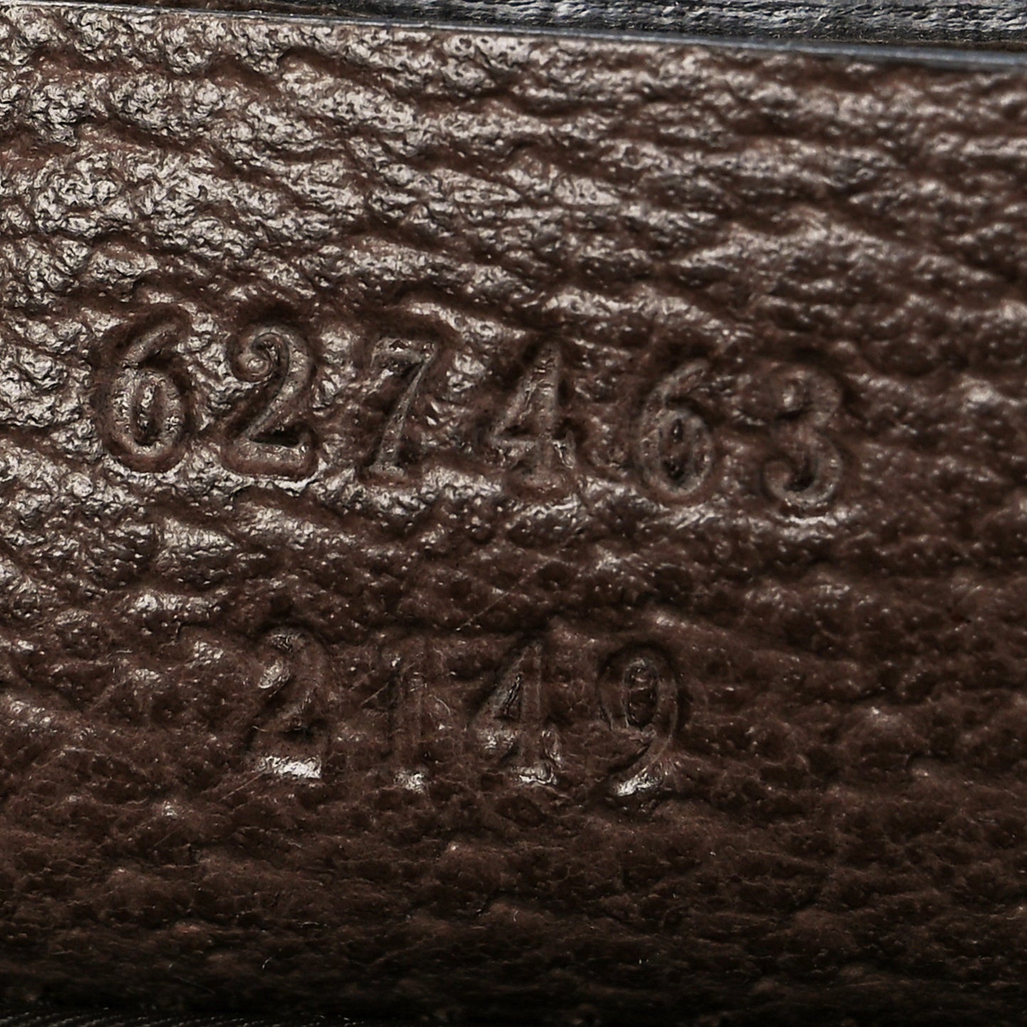 GG Supreme Monogram Textured Calfskin Web Ophidia Vanity Cosmetic Case Beige Ebony New Acero