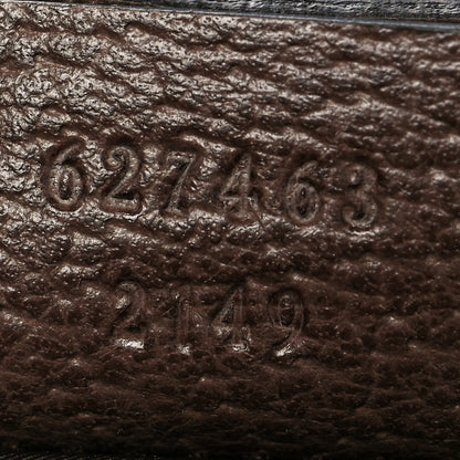 Gucci GG Supreme Monogram Textured Calfskin Web Ophidia Vanity Cosmetic Case Beige Ebony New Acero 7 of 11