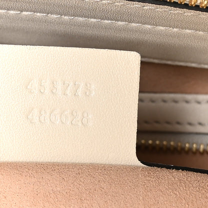 Gucci Guccissima Signature Medium Shoulder Tote Bag Mystic White 7 of 11