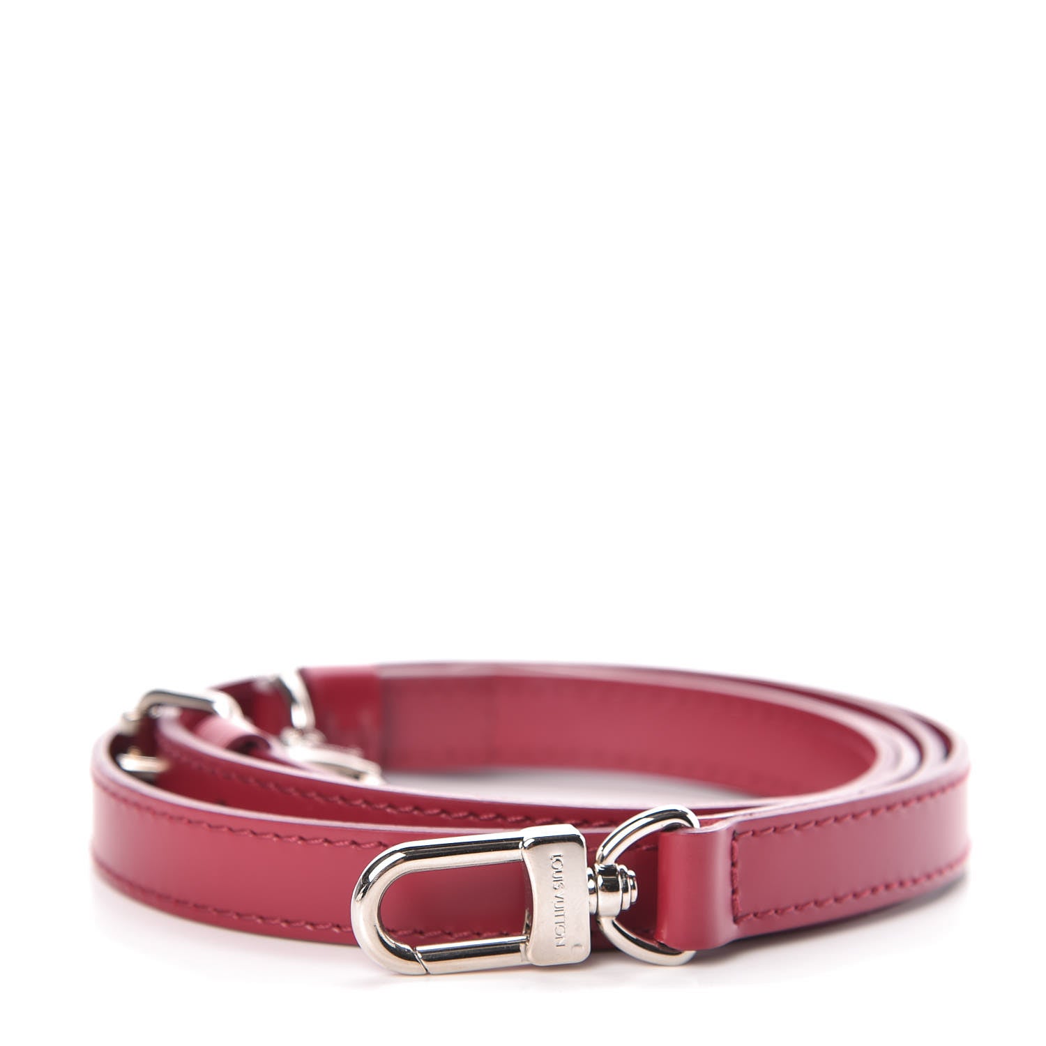 Louis Vuitton Calfskin 16mm Adjustable Shoulder Strap Fuchsia 1 of 2