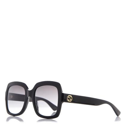 Gucci Oversize Square GG 0036S Sunglasses Black 1 of 9