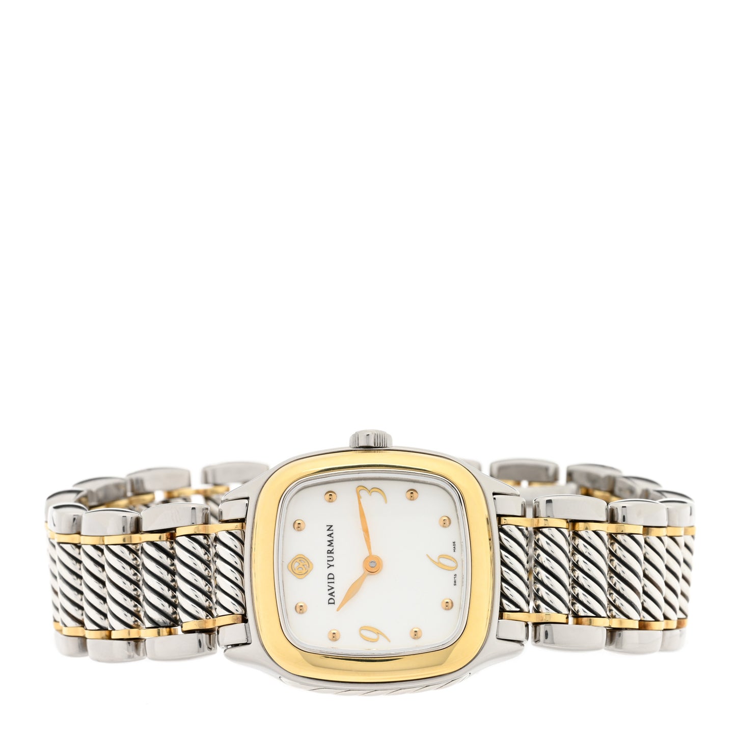 Stainless Steel 18K Yellow Gold 25mm Thoroughbred Quartz Watch