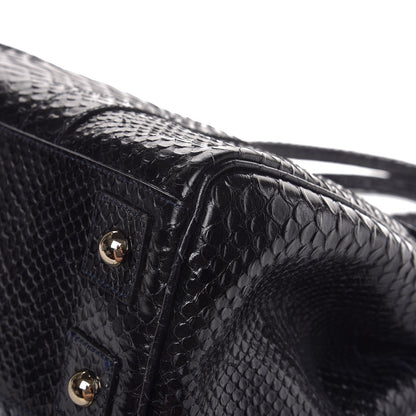 Mulberry Silky Snake Shine Bayswater Ink Blue 9 of 9
