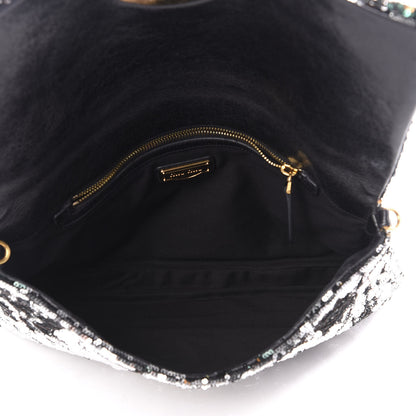 Miu Miu Oversized Sequin Clutch Black 3 of 12