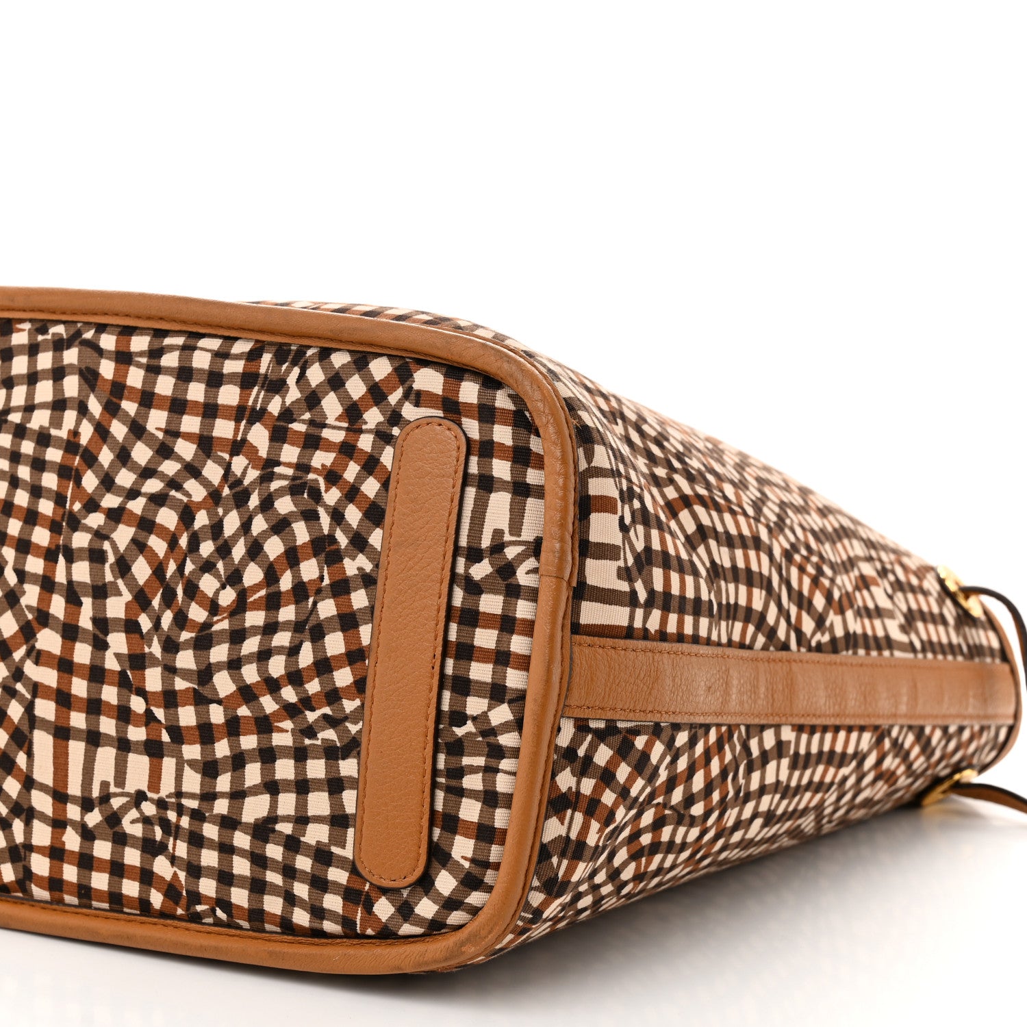 MCM Visetos Medium Liz Reversible Shopper Tote Cognac 15 of 15