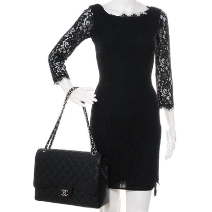 Chanel Caviar Maxi Single Flap Black 2 of 9
