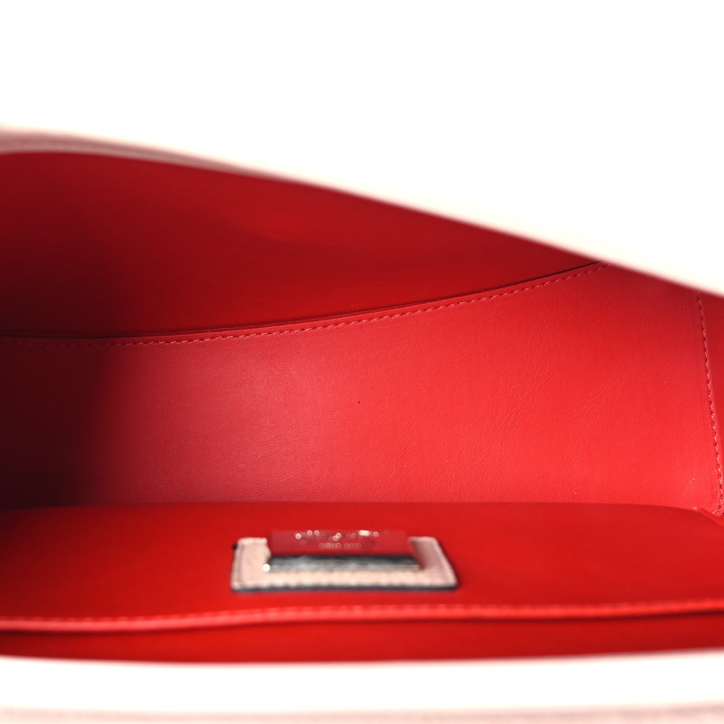 Pebbled Calfskin Medium Rubylou Shoulder Bag Nude