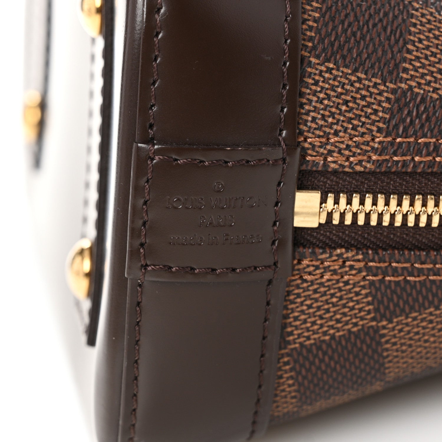 Louis Vuitton Damier Ebene Alma BB 6 of 9
