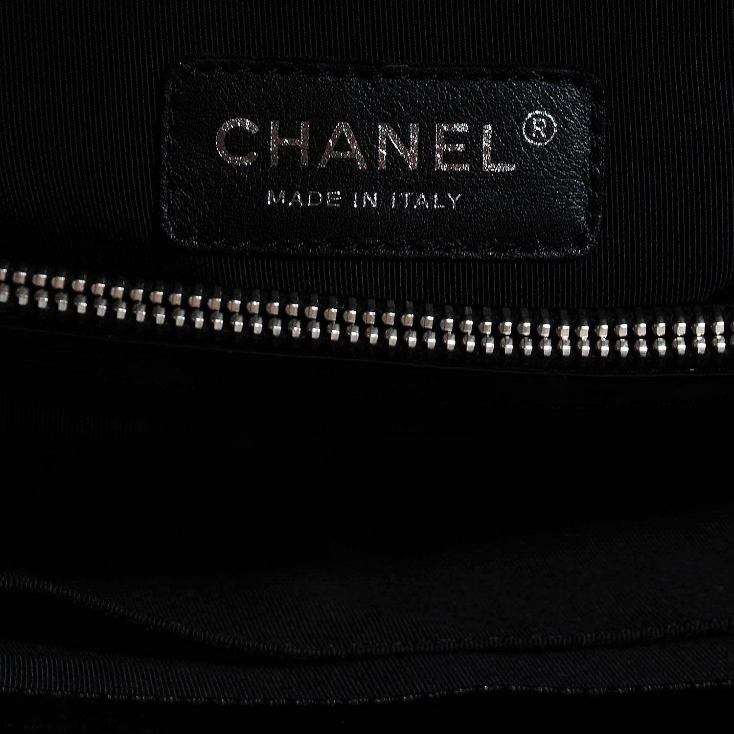 Chanel Patent Grand Shopping Tote GST Black 5 of 7