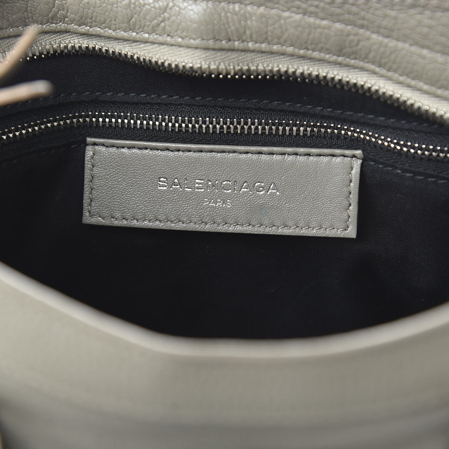 Balenciaga Chevre Silver Metallic Edge Hardware City Gris Taupe 9 of 11