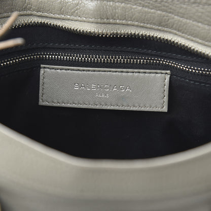 Balenciaga Chevre Silver Metallic Edge Hardware City Gris Taupe 9 of 11