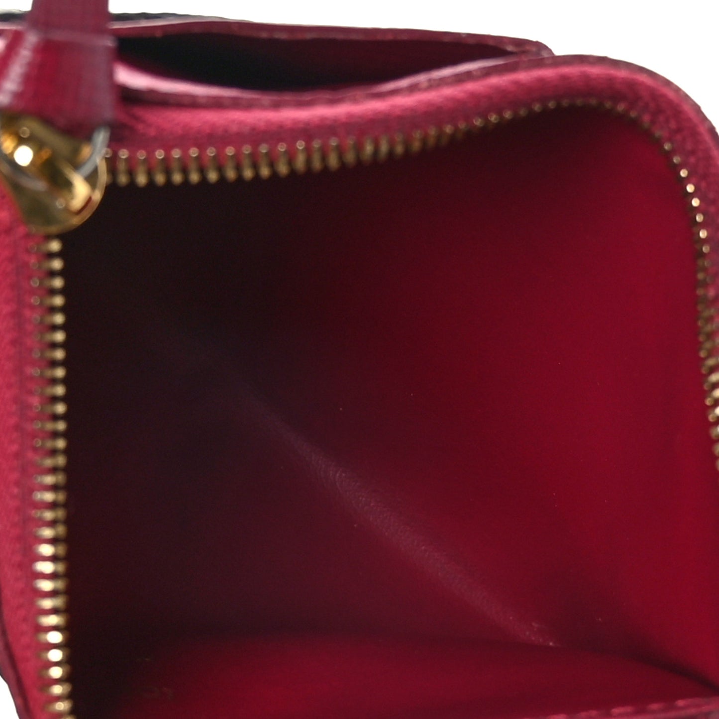 Monogram Zipped Card Holder