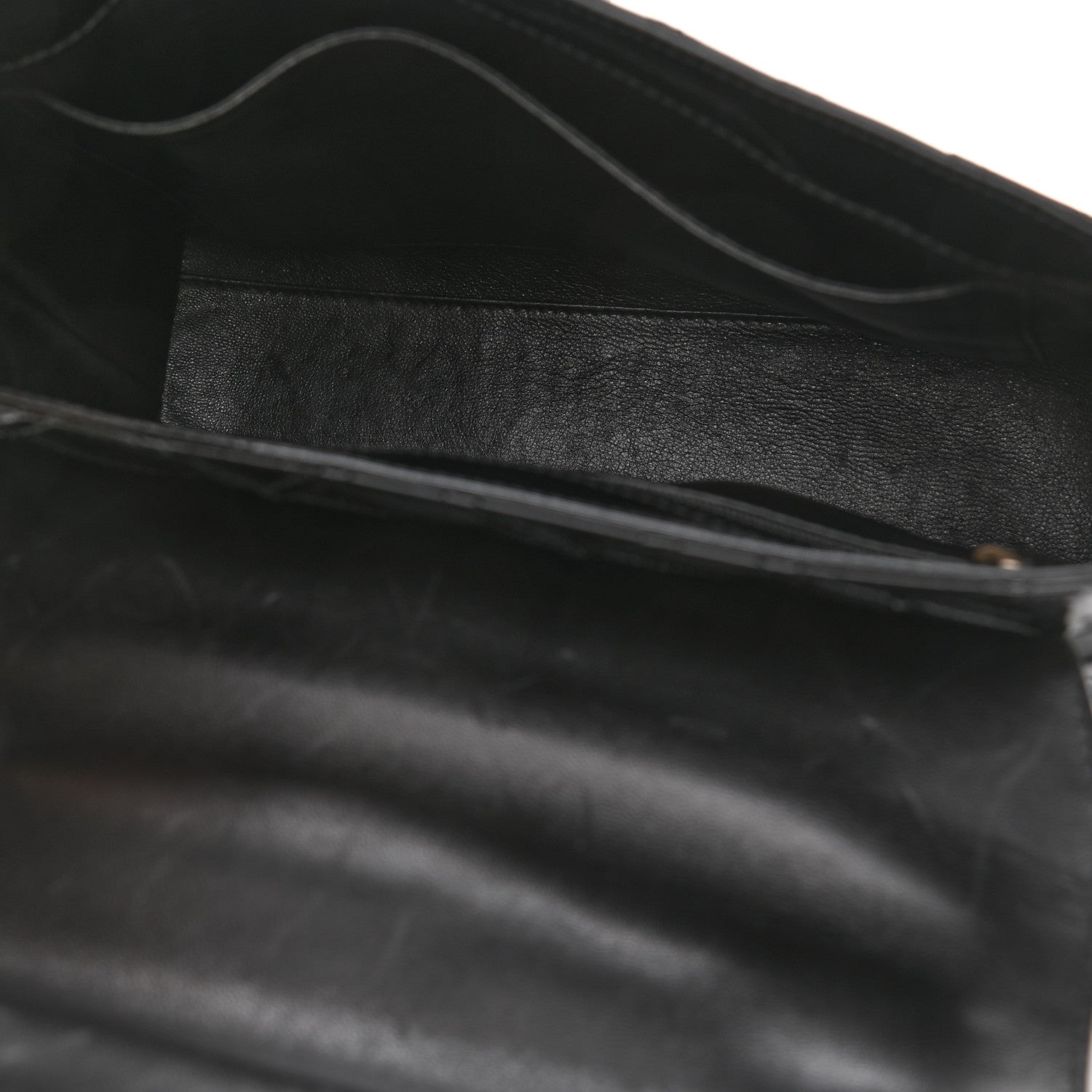 Chanel Patent Quilted Shoulder Bag Black 7 of 11