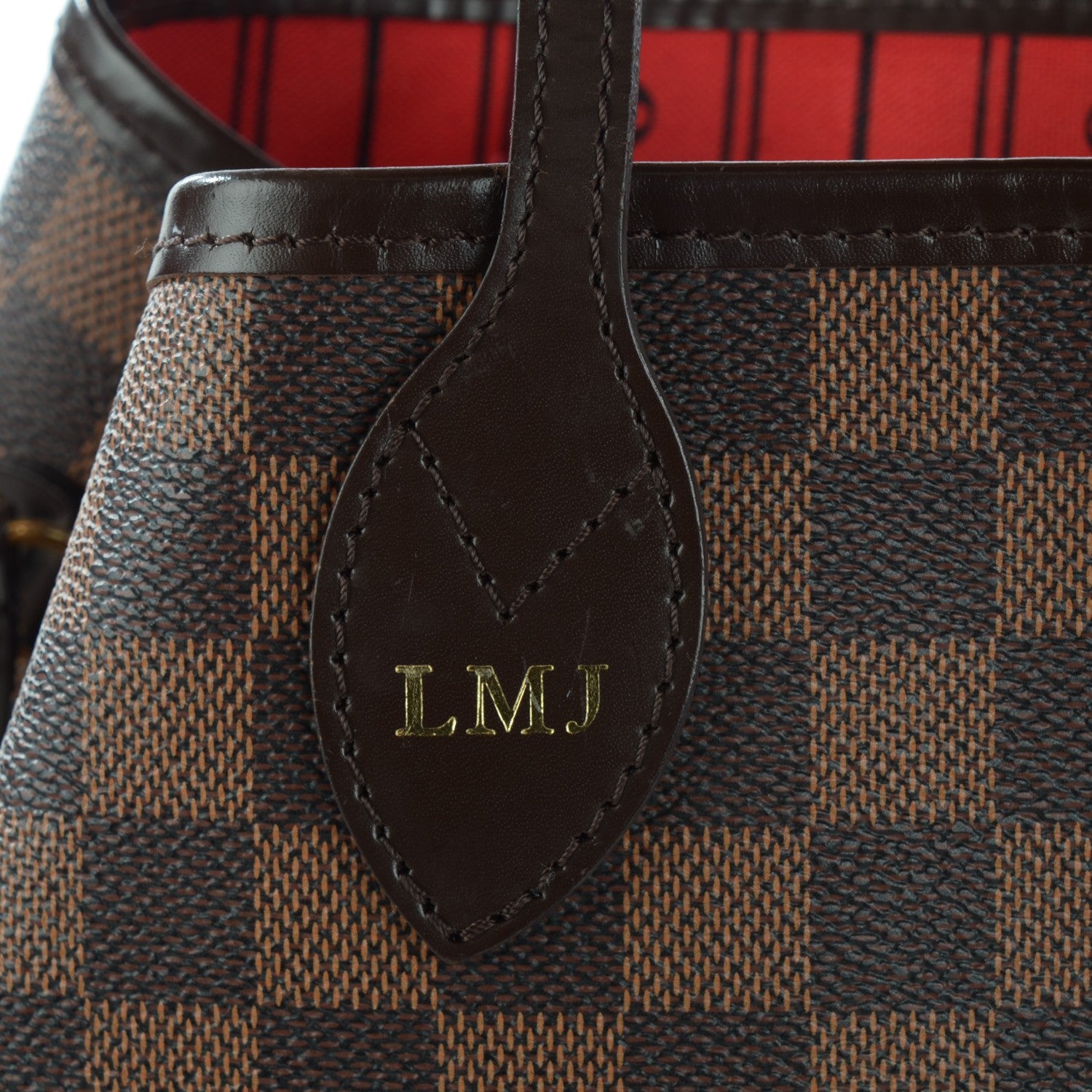 Louis Vuitton Damier Ebene Neverfull GM 6 of 14