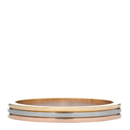Cartier 18K Pink White Yellow Gold 2.5mm Vendome Louis Cartier Wedding Band Ring 53 6.5 3 of 4