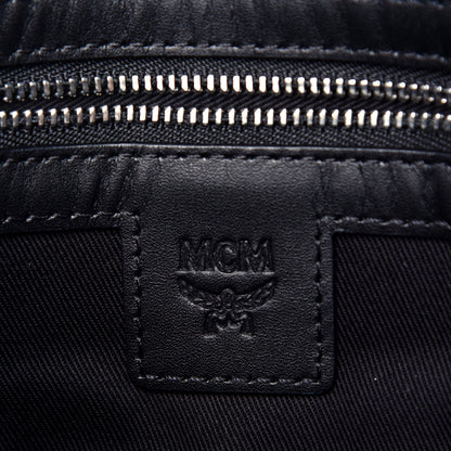 MCM Visetos Crossbody Pouch Black 6 of 9