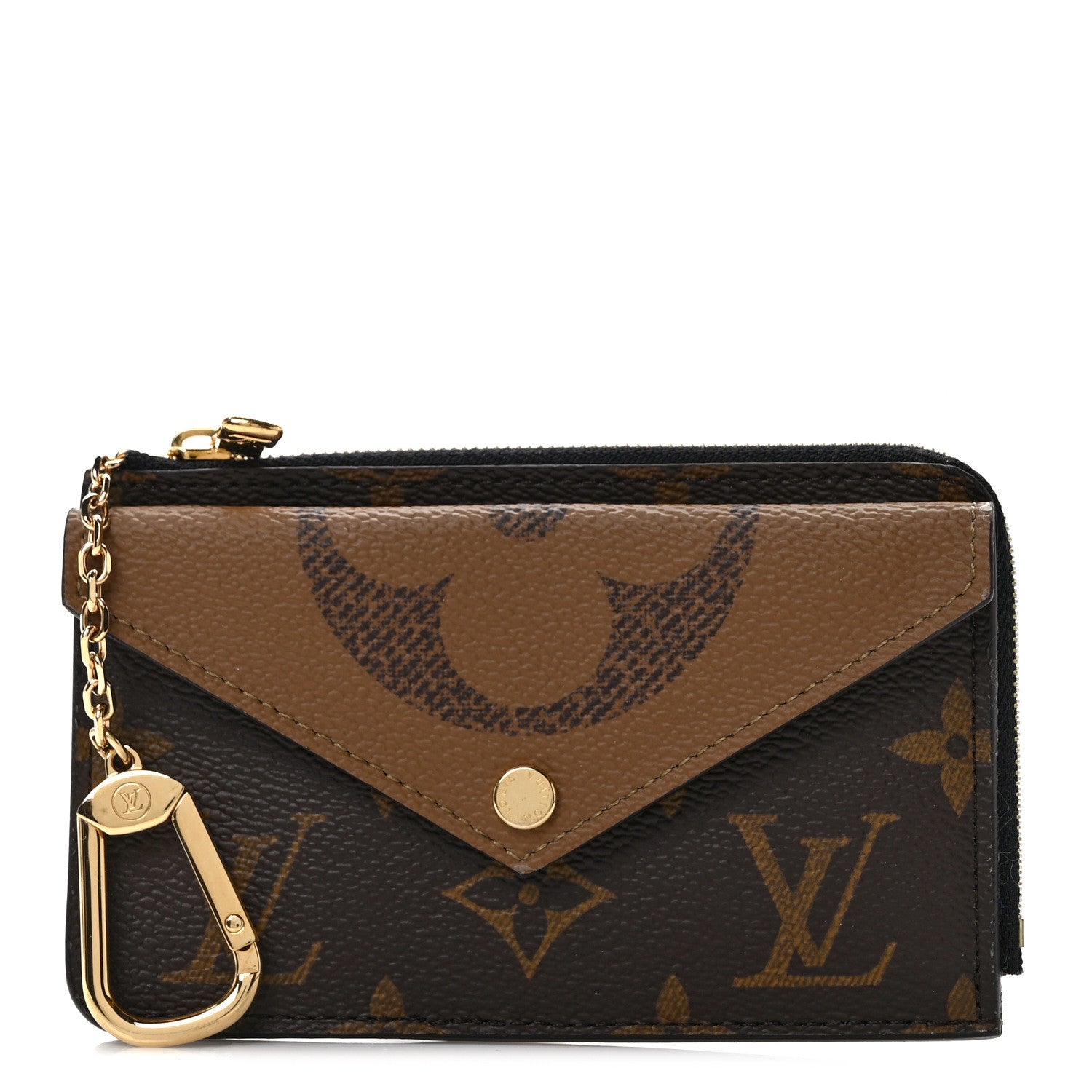 Louis Vuitton Reverse Monogram Recto Verso Card Holder Brown 1 of 7