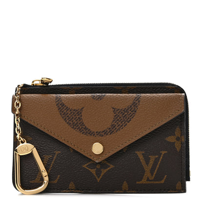 Louis Vuitton Reverse Monogram Recto Verso Card Holder Brown 1 of 7