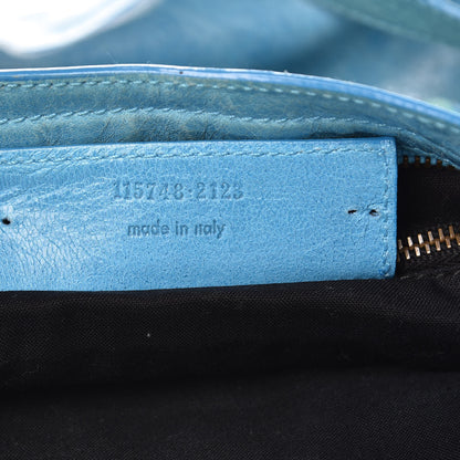 Balenciaga Agneau Classic Hardware City Turquoise 6 of 18