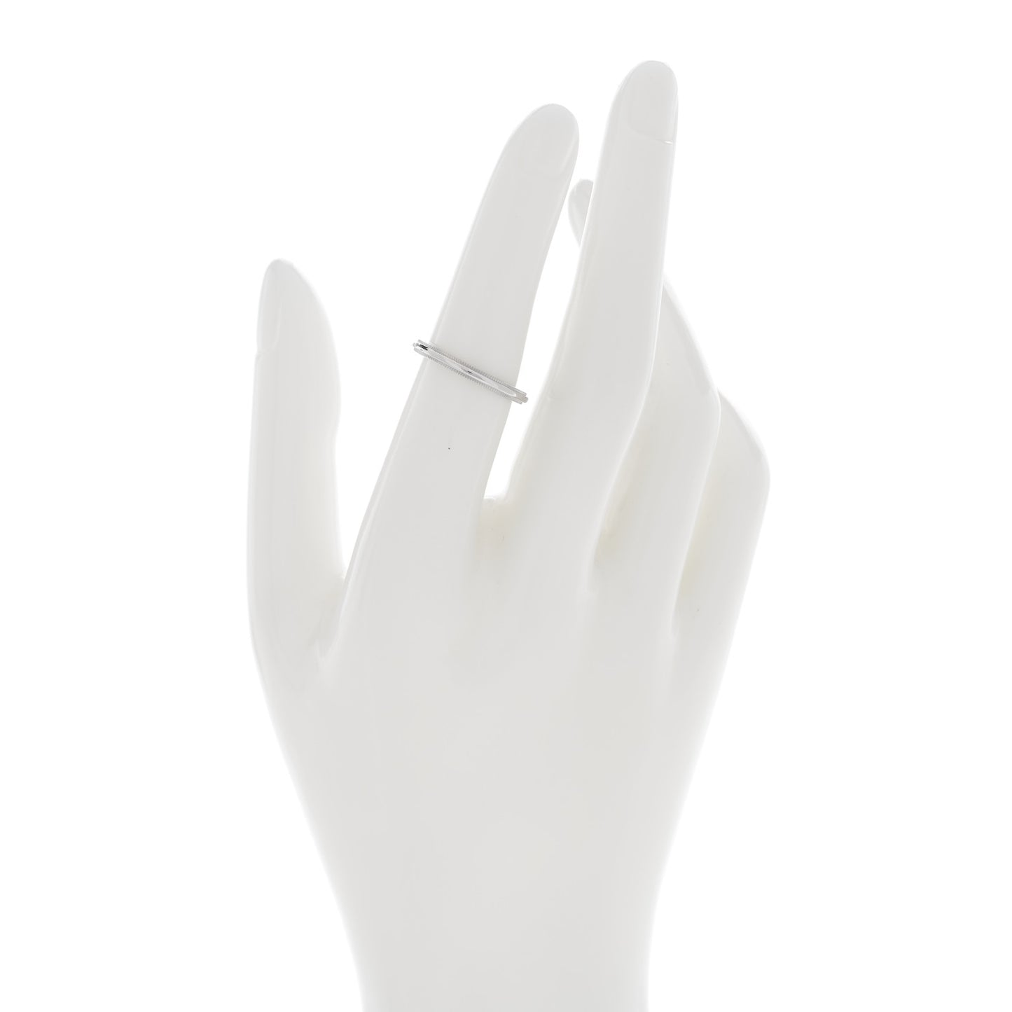 Platinum 2mm Milgrain Wedding Band Ring 51 5.75